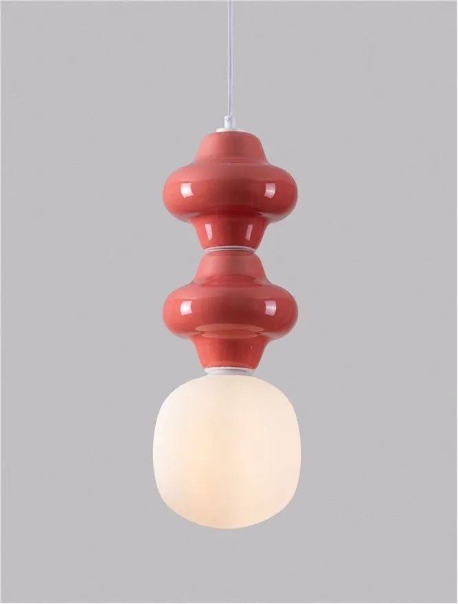 Pendul ceramic design modern CHIC rosu