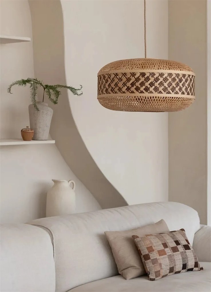 Lustra suspendata Eco, Bambus, Langkawi natural/brown