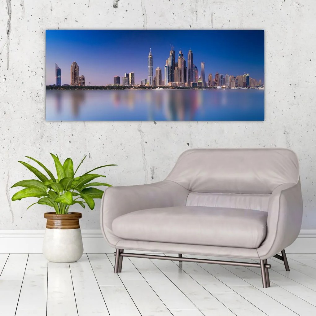 Tablou cu zgârie norii (120x50 cm)