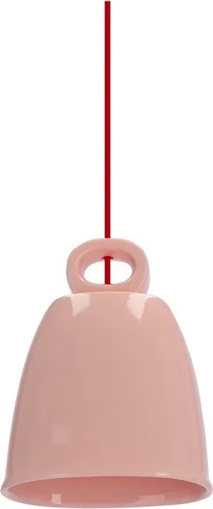 Lustră roz cu abajur din ceramică Sewilla – Candellux Lighting