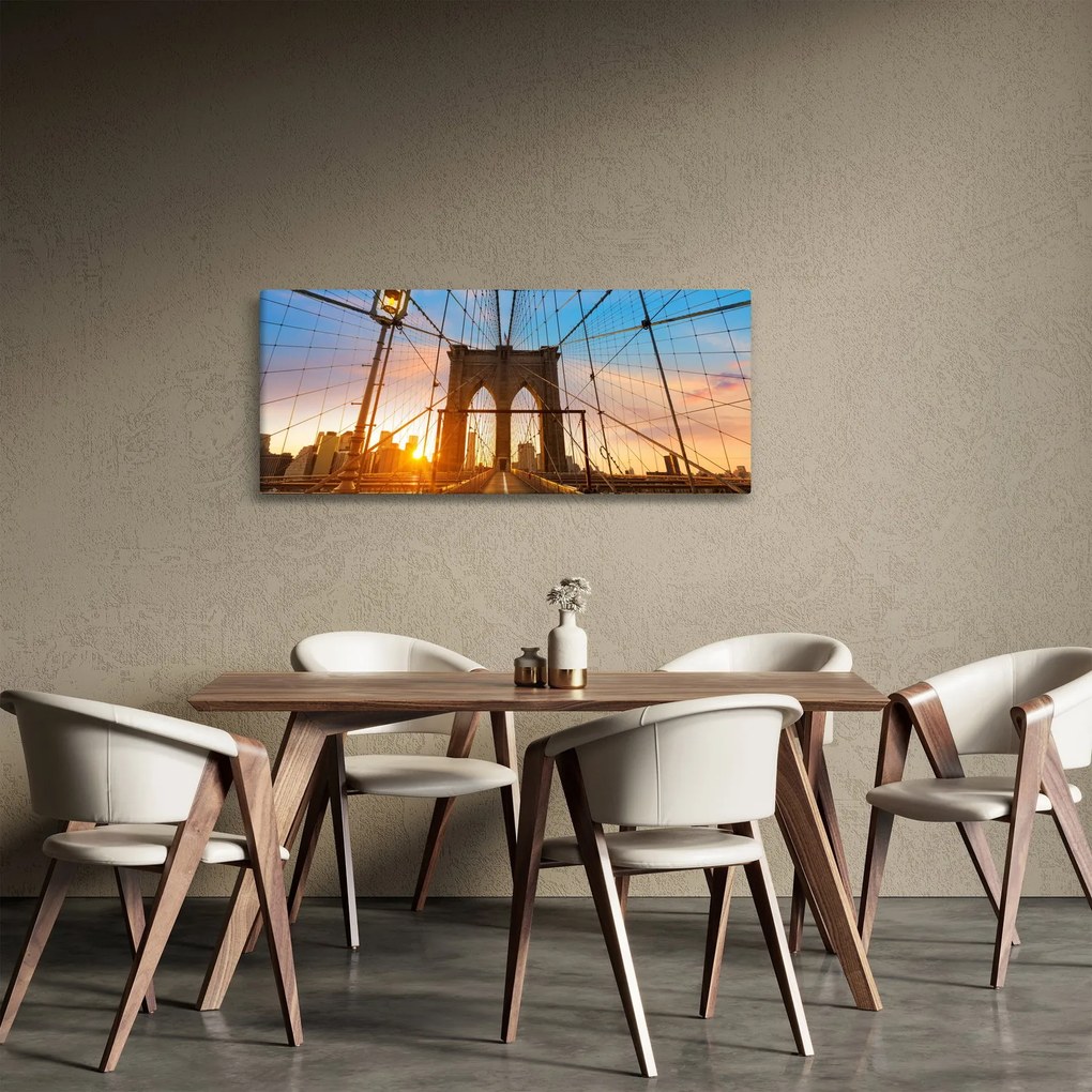 Tablou - Podul Brooklyn, Manhattan, New York (120x50 cm)