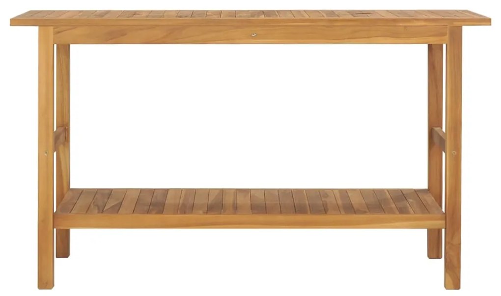 318482 vidaXL Dulap de chiuvetă baie, 132x45x75 cm, lemn masiv de tec