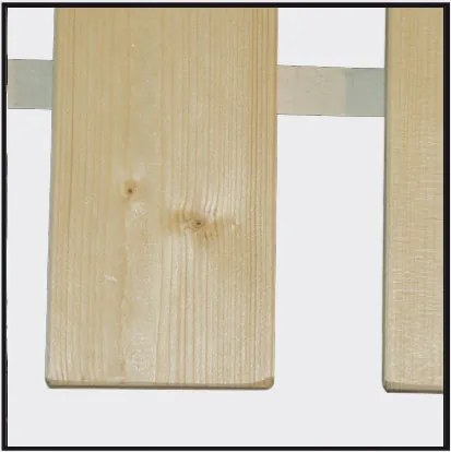 Somieră cu șipci 200x100 cm Cordy fără cadru. 745142