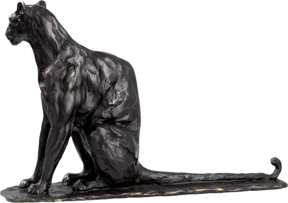 Statueta decorativa din bronz Panther