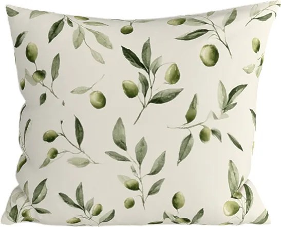 Fata de perna din policoton OLIVE POLY 45x45 cm, verde