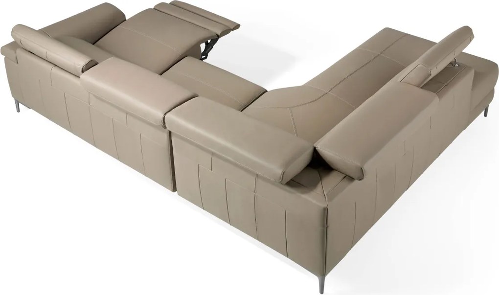 Coltar design LUX cu sezlong stanga, functia relax Serena AC-5320-L