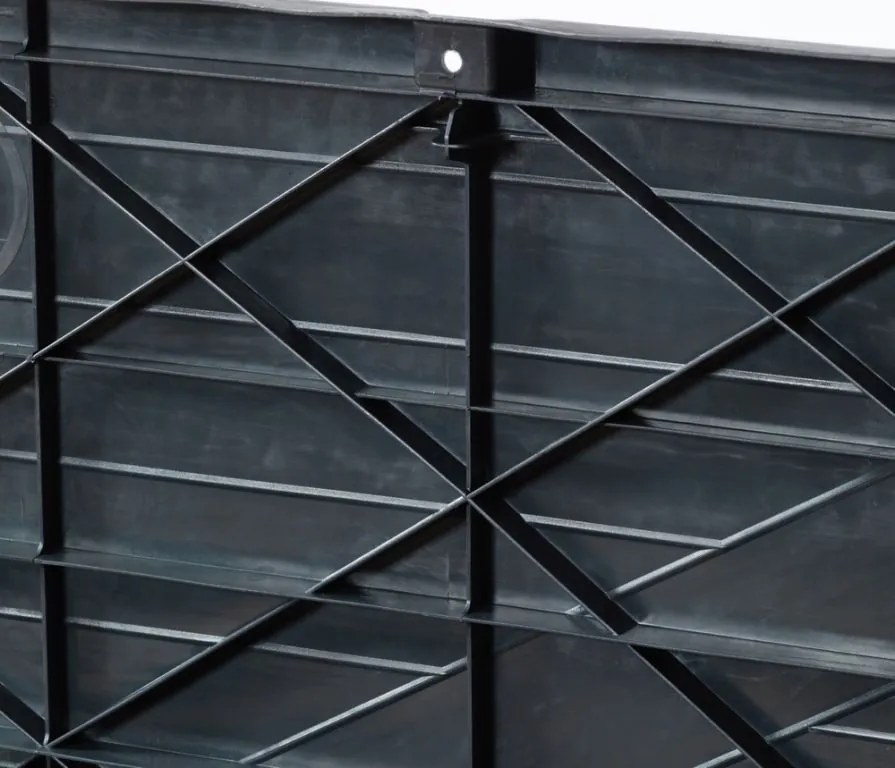 WOOD cutie de depozitare din plastic pentru grădină 420 L, g