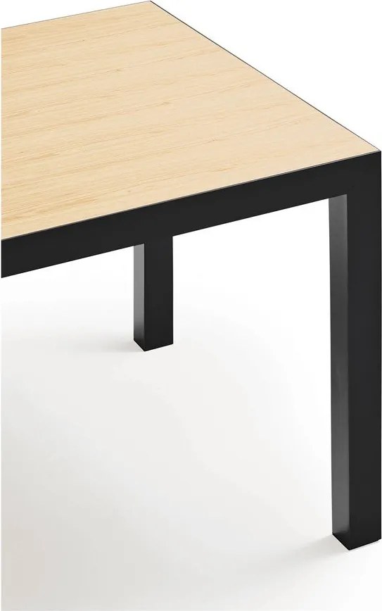 Masă de dining cu blat din lemn de stejar 75x180 cm Alma – Teulat