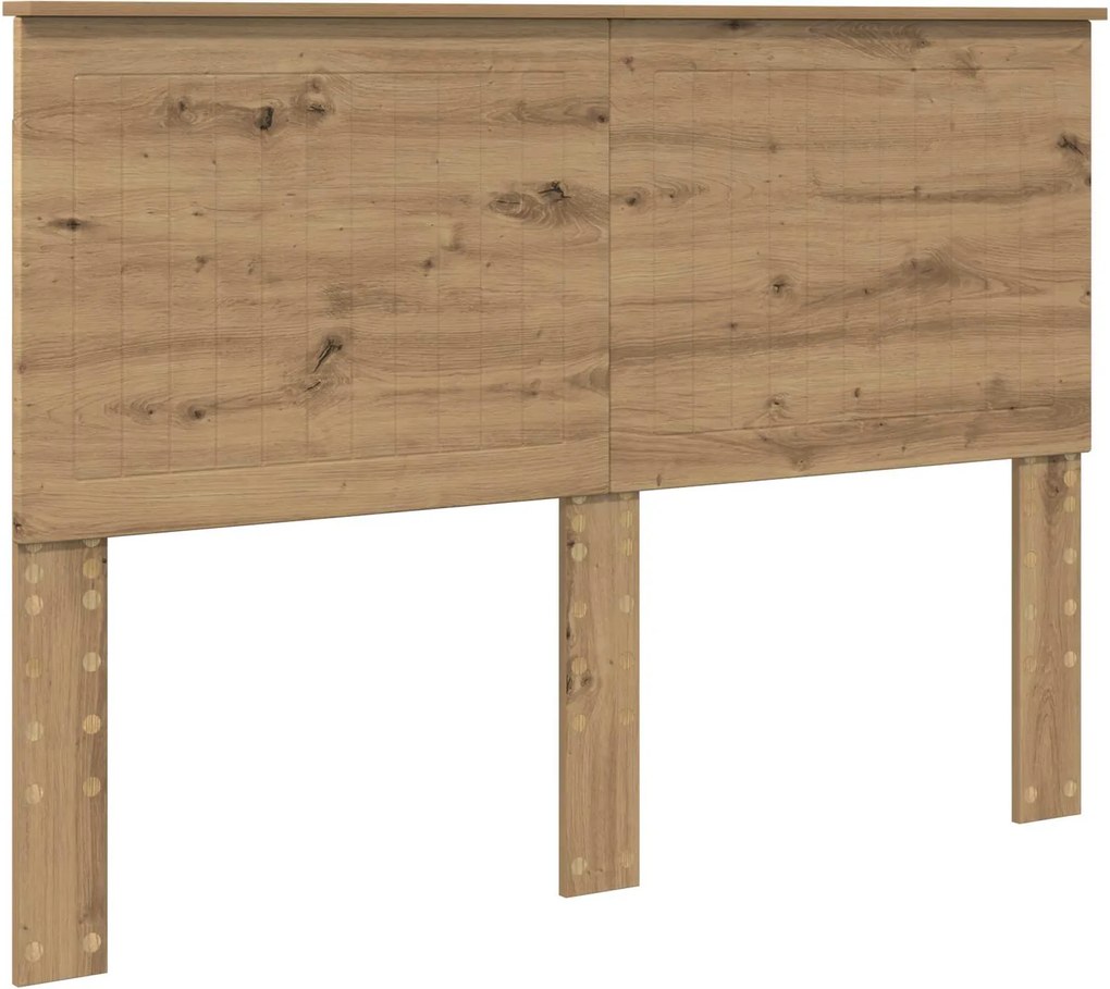 vidaXL Tăblie cap cu headboard Stejar Artizanal 140 cm Lemn compozit