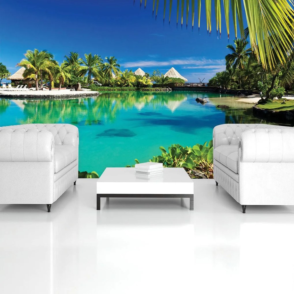 Fototapet - Casele din Hawai (152,5x104 cm)