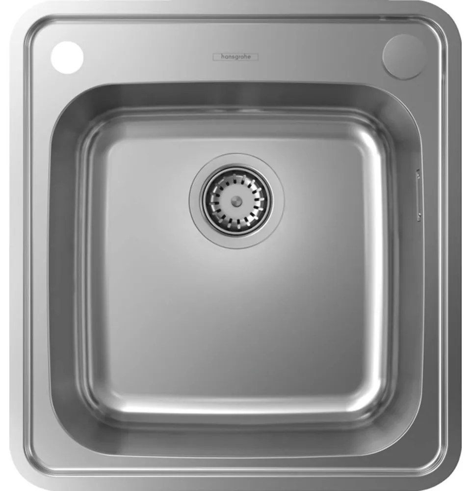 Chiuveta bucatarie Hansgrohe S41 inox 48x52 cm