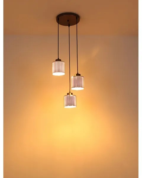 Lustră pe cablu Globo 16056-3HR FELICIA 3xE27/60W/230V d. 33