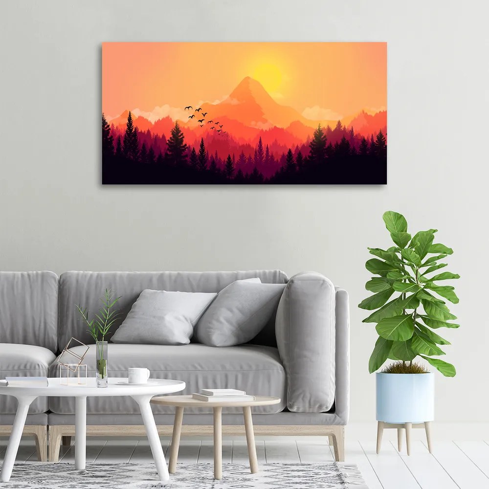 Tablou pe pânză canvas Peisaj montan