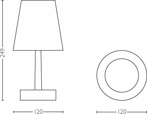 Philips 71796/30/P0 - LED Lampă de masă copii STAR WARS STORMTROOPER 1xLED/0,6W