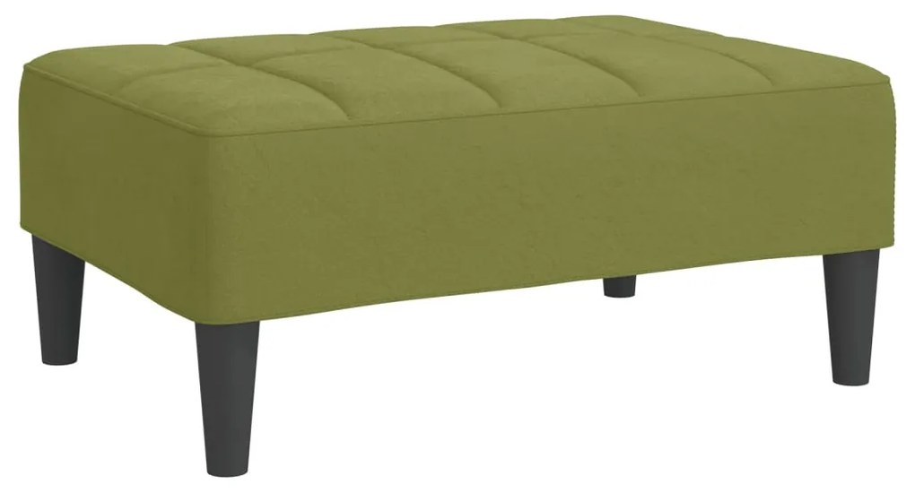 337792 vidaXL Taburet, verde deschis, 78x56x32 cm, catifea