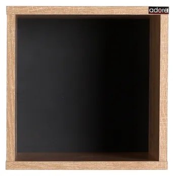 Raft de perete 33x33 cm maro
