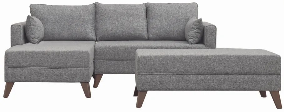 Canapea extensibilă de colț Bella Corner Left 2 Grey