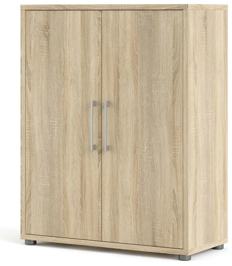 Bibliotecă modulară cu aspect de lemn de stejar 89x113 cm Prima – Tvilum