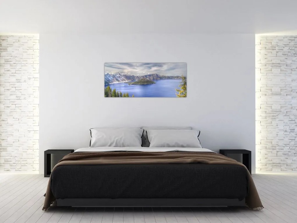 Tablou lacul montan (120x50 cm)