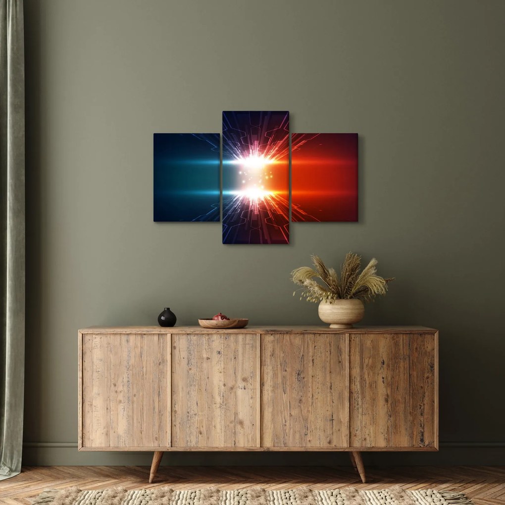 Tablou abstract cu glonț activ (90x60 cm)