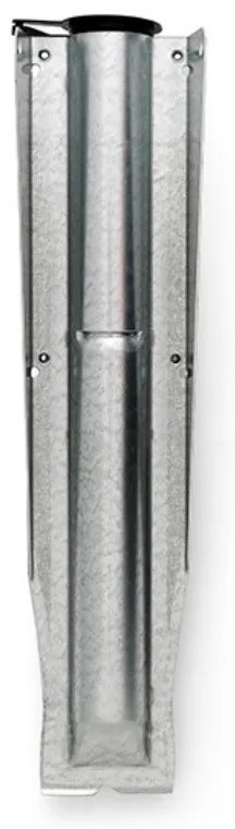 Suport pentru uscator de rufe exterior Brabantia 90300211, Ø35mm, Metal galvanizat, In pamant sau beton, Inox