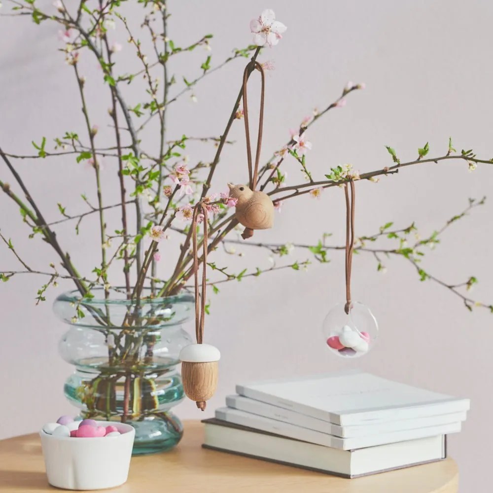Decorațiune de Crăciun suspendată din lemn Kähler Design Nordic Tales