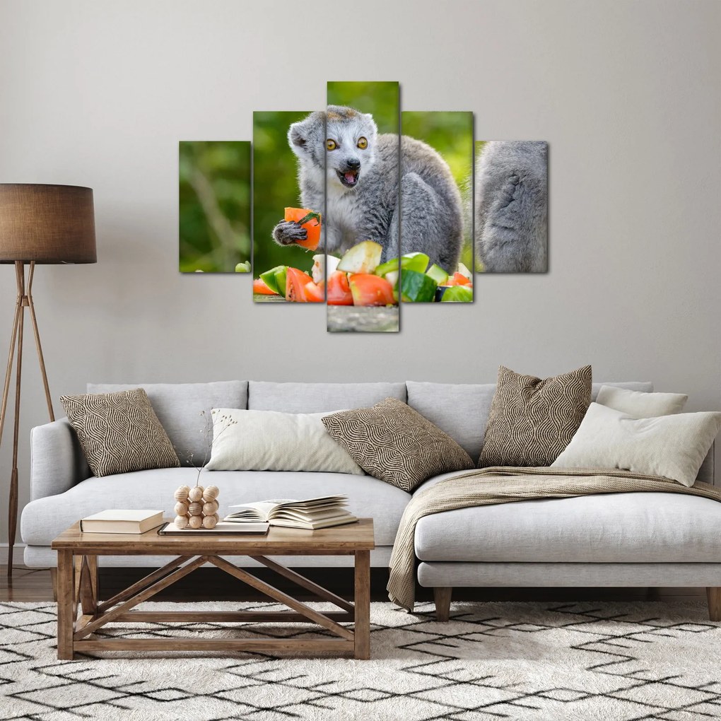 Tablou cu lemur (150x105 cm)