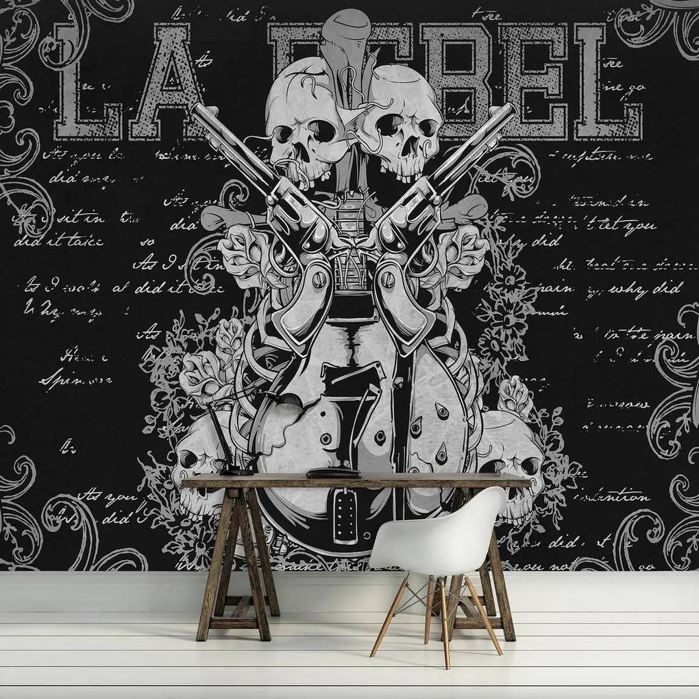 Fototapet - Muzica Rock Guitar Art (152,5x104 cm)