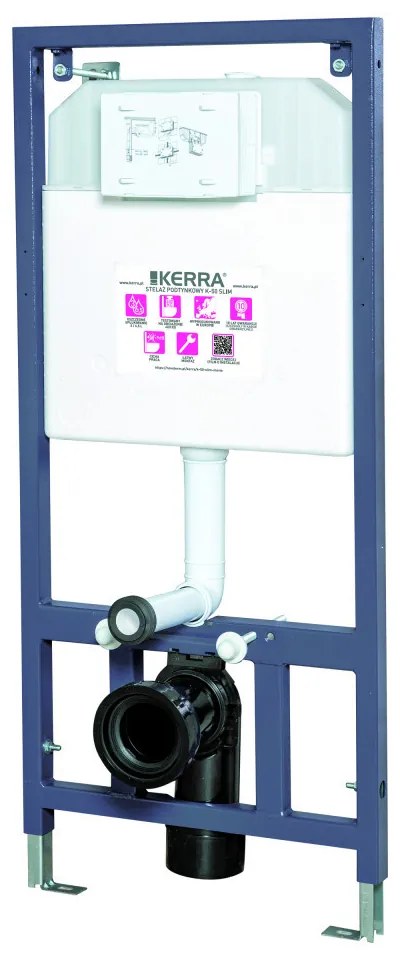 Set rezervor WC Delos montat pe perete