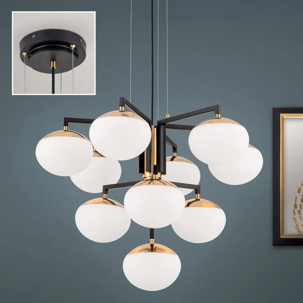 Lustra suspendata moderna design decorativ JOSEPHINE 10 D-73,5cm