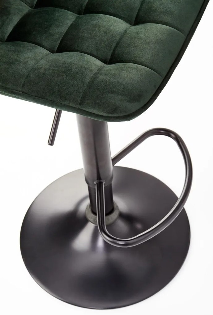Scaun de bar H95 velvet verde
