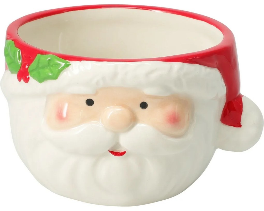 Set de 2 boluri ceramice Mr. & Mrs. Claus 13cm