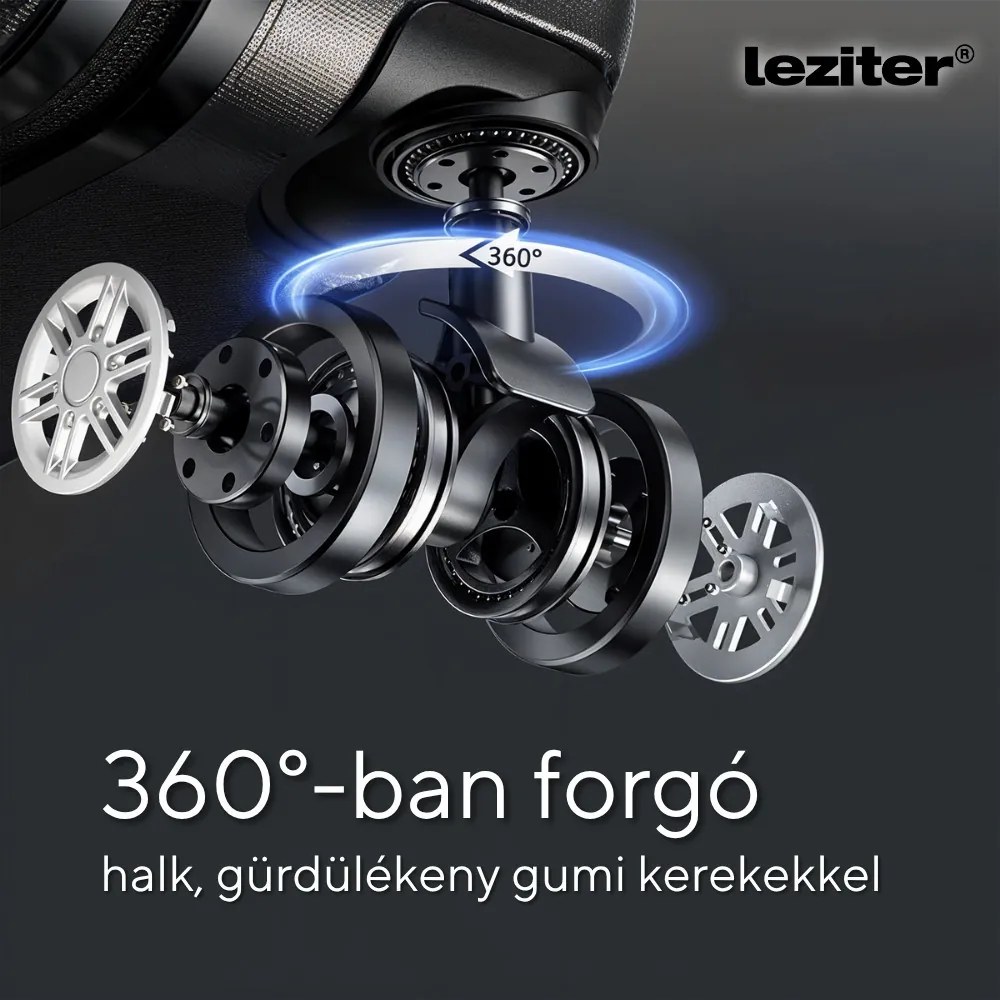TraveLux Endure IV gurulós bőrönd szett kék