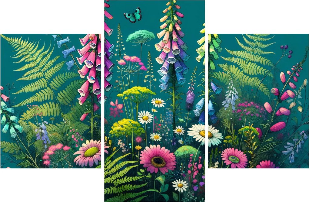 Tablou - Flori de câmp (90x60 cm)