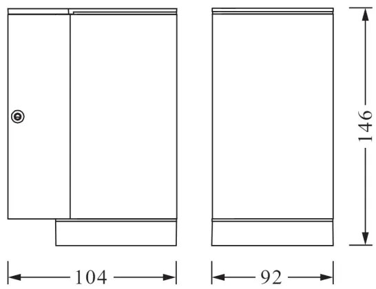 Aplică de exterior BEAM 1xGU10/35W/230V IP44 Ledvance