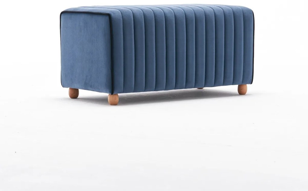 Taburet Mabel Pouf albastru