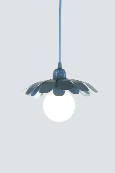 Bohemia-Design - Candelabru pe cablu 1xE27/60W/230V albastru