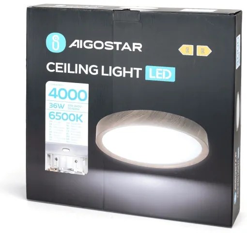 Plafonieră LED Aigostar LED/36W/230V 6500K d. 48,1 cm