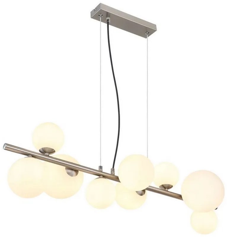 Lustră LED pe cablu RIHA 9xG9/3W/230V crom Globo 56140-9H