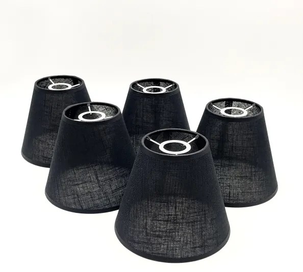 Lustră LED aplicată Brilagi ANTHONY 5xE14/40W/230V stejar nuc/negru