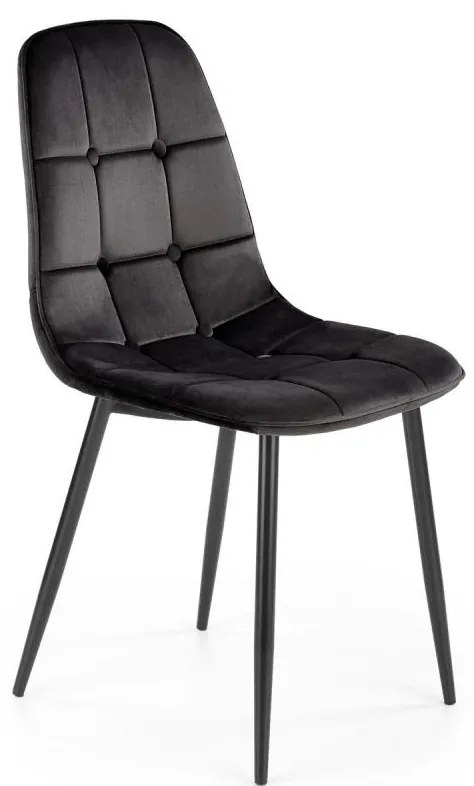 Scaun de dining KINDREL, 1 buc., negru