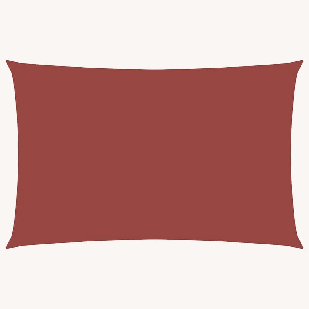 vidaXL Parasolar, cărămiziu, 5x8 m, țesătură oxford, dreptunghiular