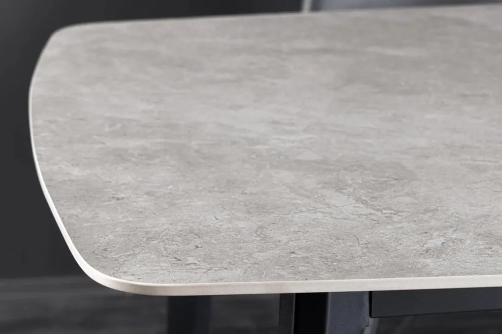 Masa dining design modern Milano gri 180x90cm