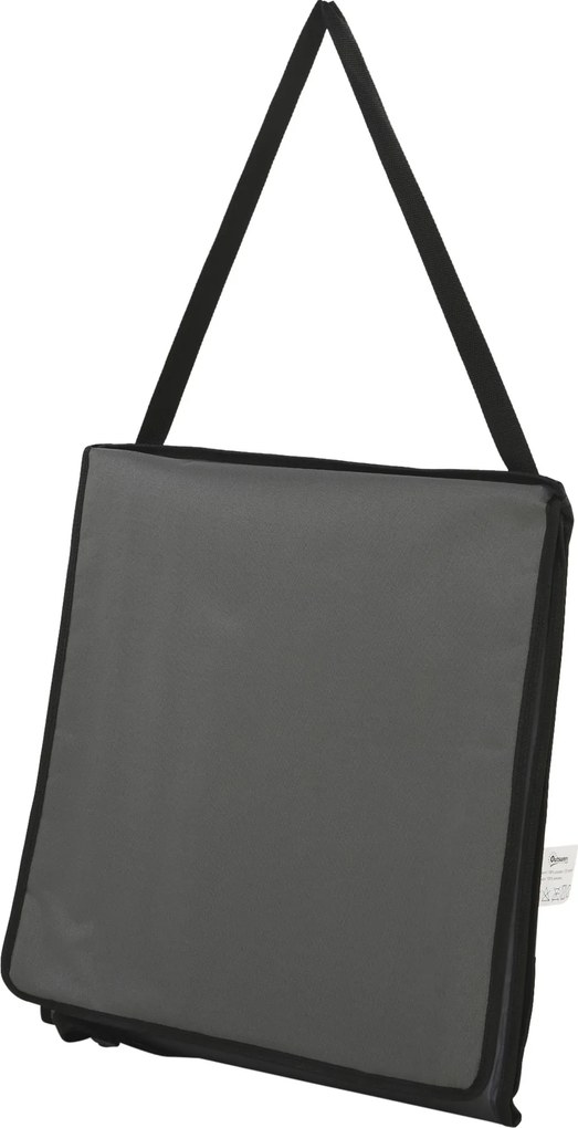 Outsunny Set 2 Șezlonguri Pliabile cu Unghi Reglabil și Buzunar cu Fermoar, 142x51x40 cm, Albastru | Aosom Romania