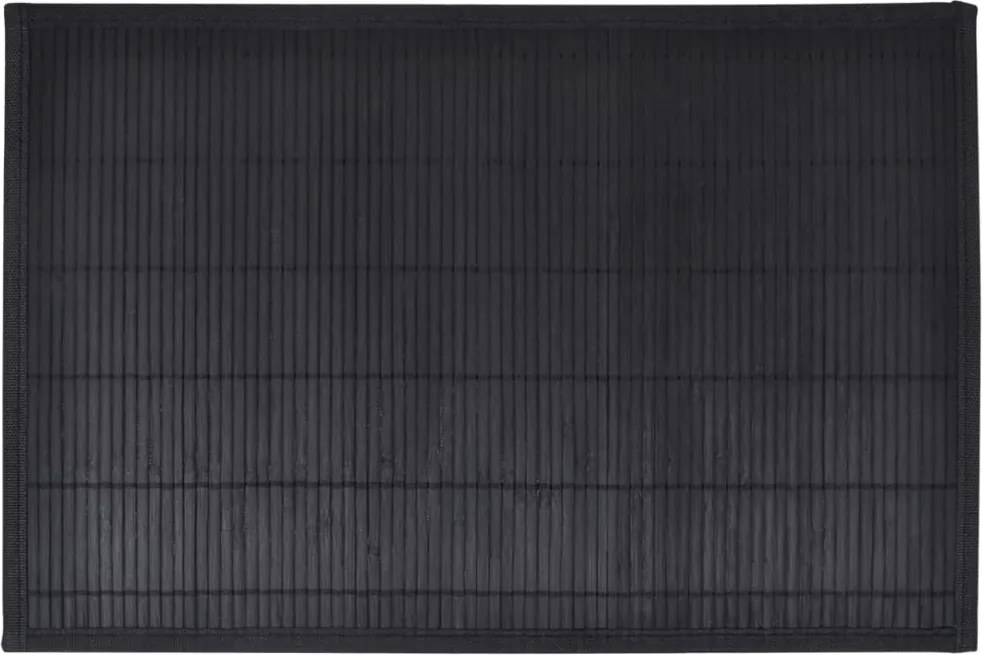 vidaXL Naproane de bambus 30 x 45 cm, negru, 6 buc.