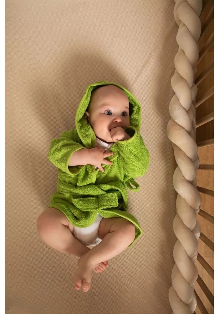 Halat pentru copii gri pentru 2-4 ani din bumbac – Tiseco Home Studio