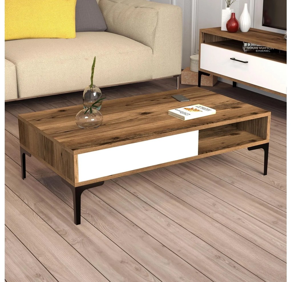 Set mobilier living Irma (nuc + alb). 1089190