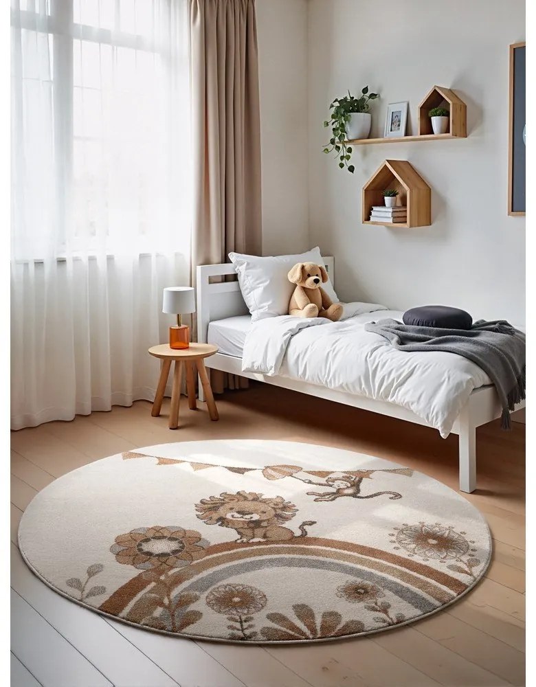 Covor pentru copii crem ø160 cm Roar like a Lion – Villeroy&amp;Boch