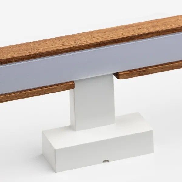 Aplică LED pentru oglindă de baie Brilagi WOODY MIRROR LED/8W/230V IP44 stejar/alb