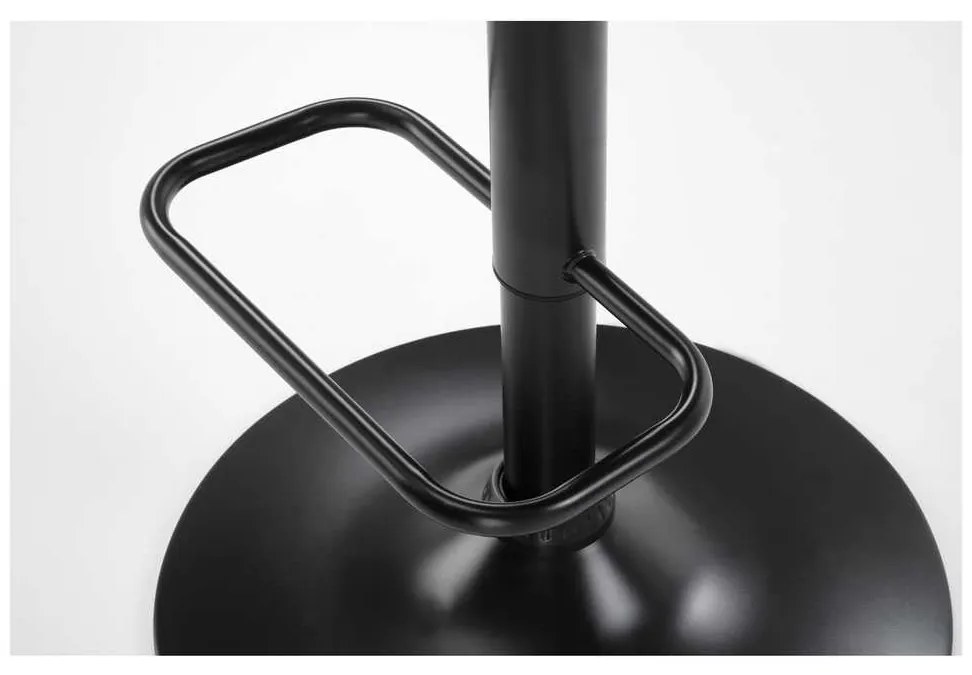 Scaun de bar Hazel, negru / nuc